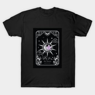 The Moon Card - Crystalstruck Tarot T-Shirt